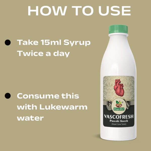 vascofresh syrup how to use