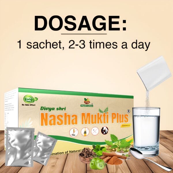 Nasha Mukti Plus sachet dosage