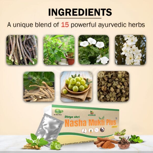 Nasha Mukti Plus sachet ingredients
