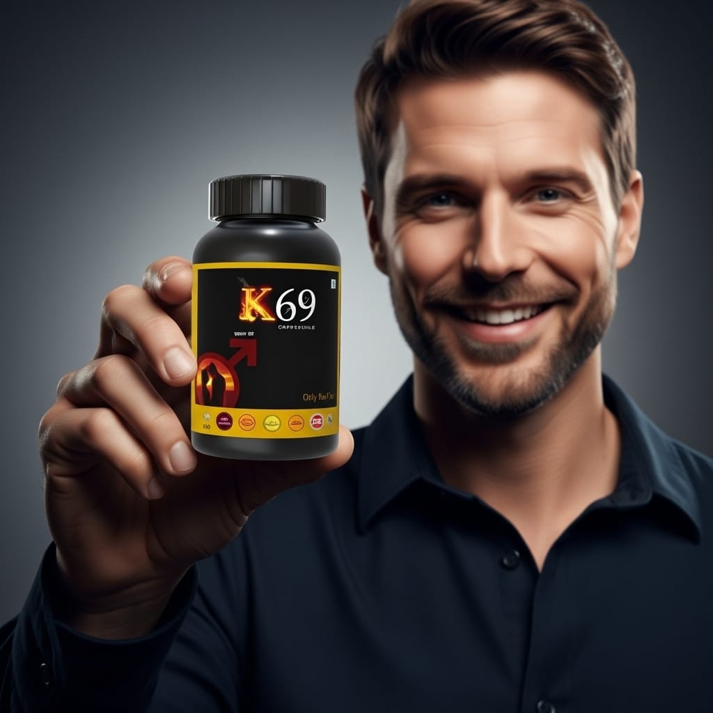 Customer holding K-69 Capsule