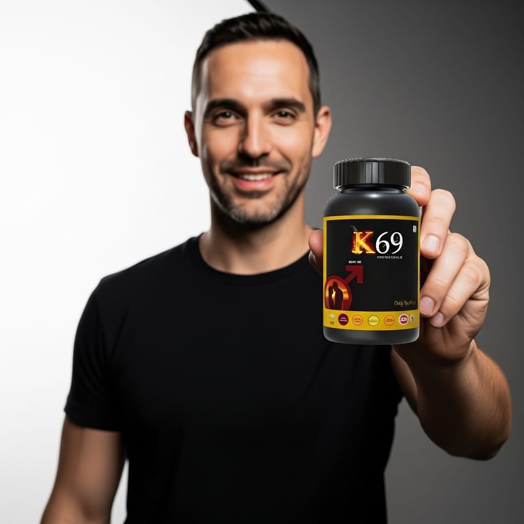 Customer holding K-69 Capsule