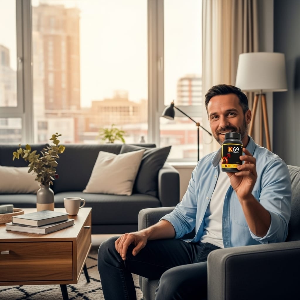 Customer holding K-69 Capsule