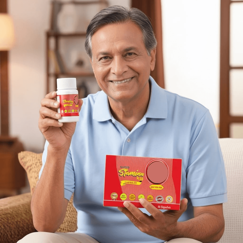 Customer holding K-69 Capsule