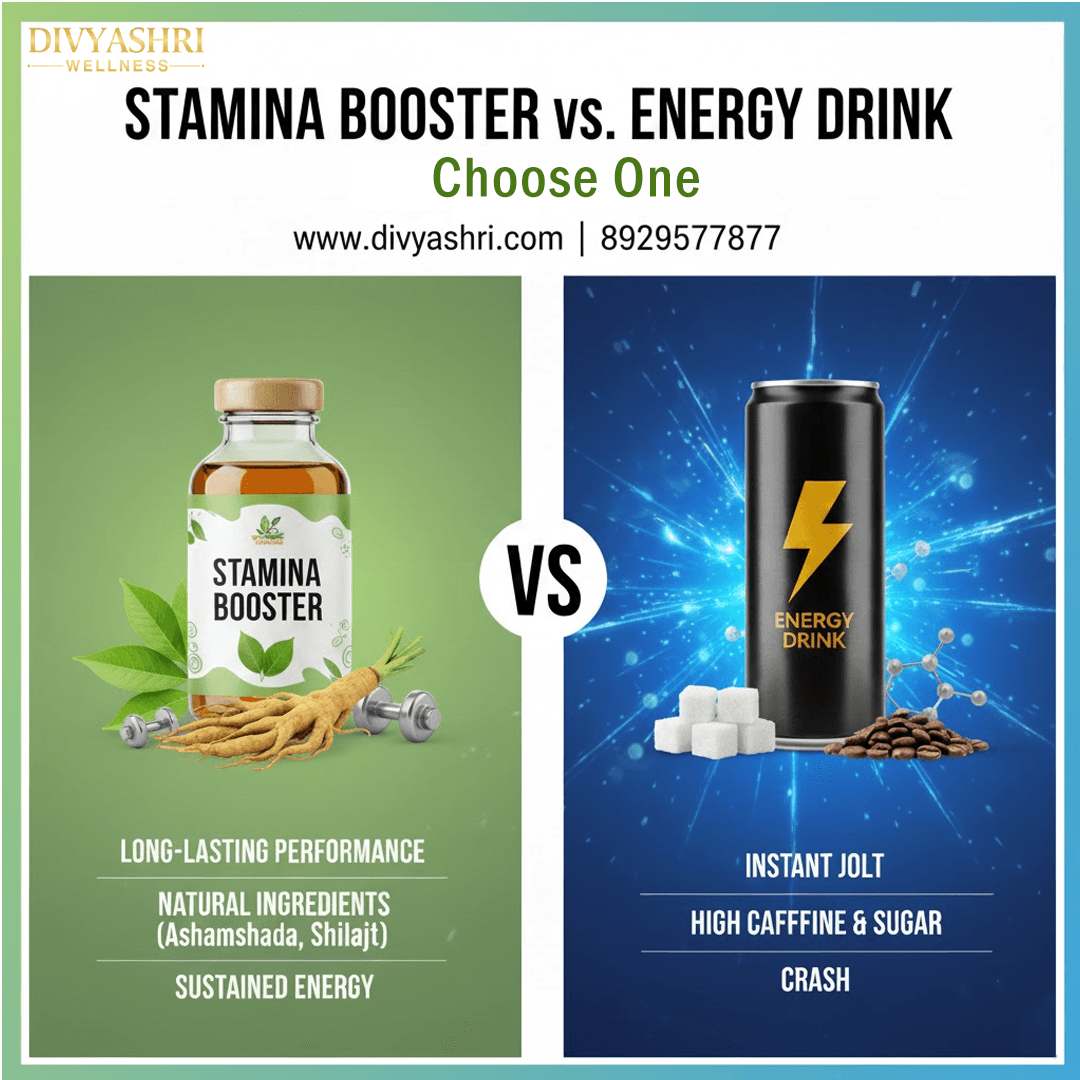 Stamina vs energy drink