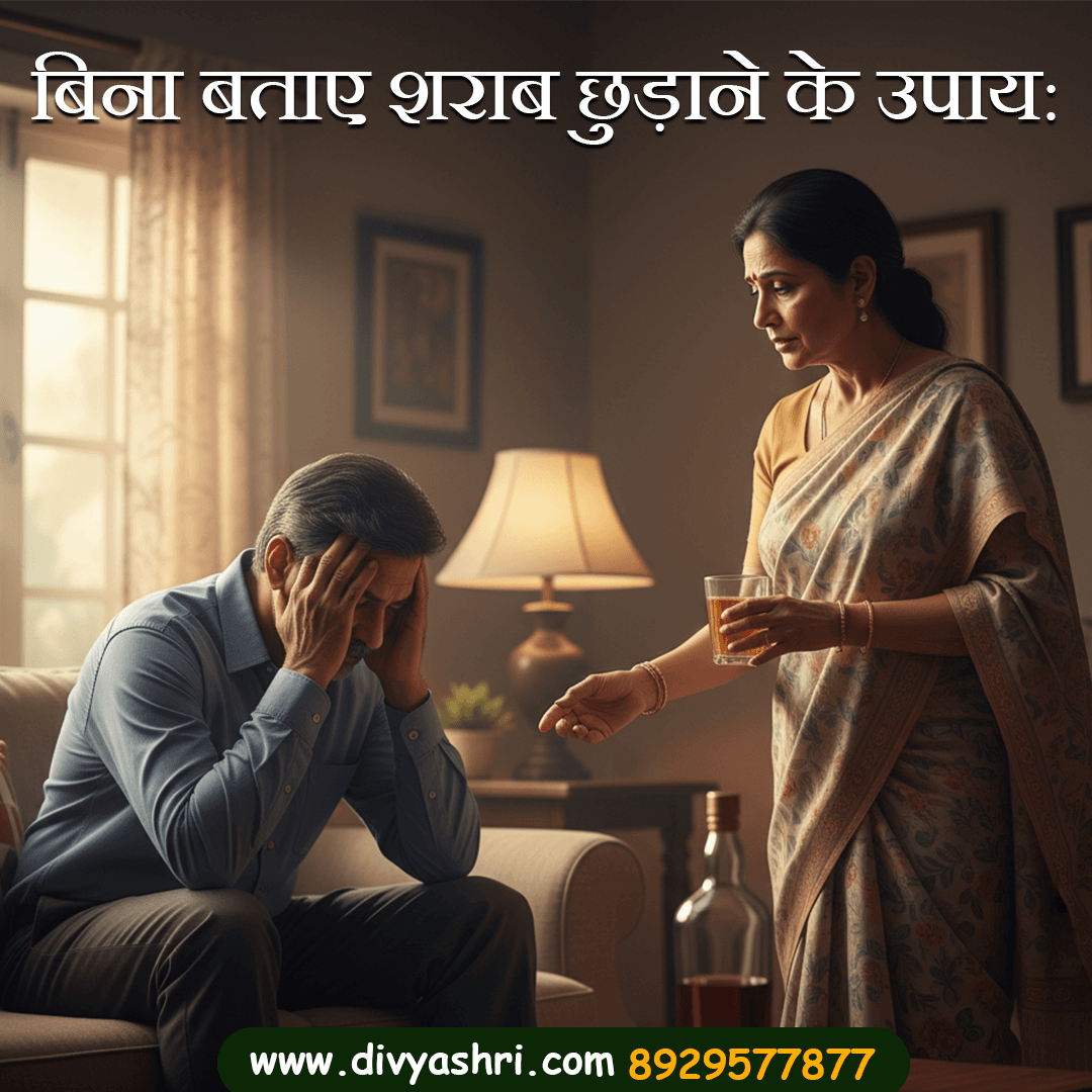 बिना बताए शराब छुड़ाने के उपाय