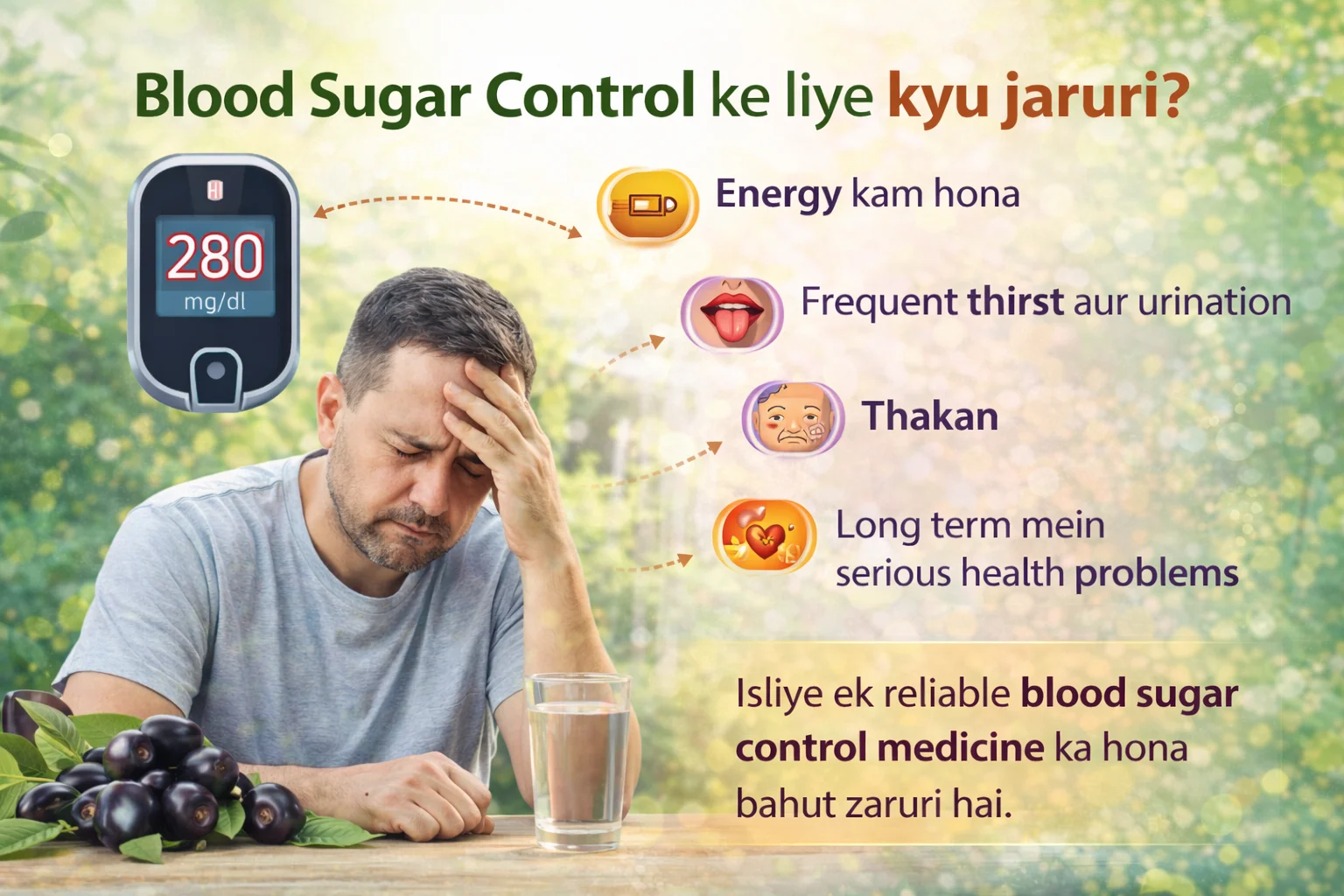 Why is imporatna karela jamun powder for blood sugar control