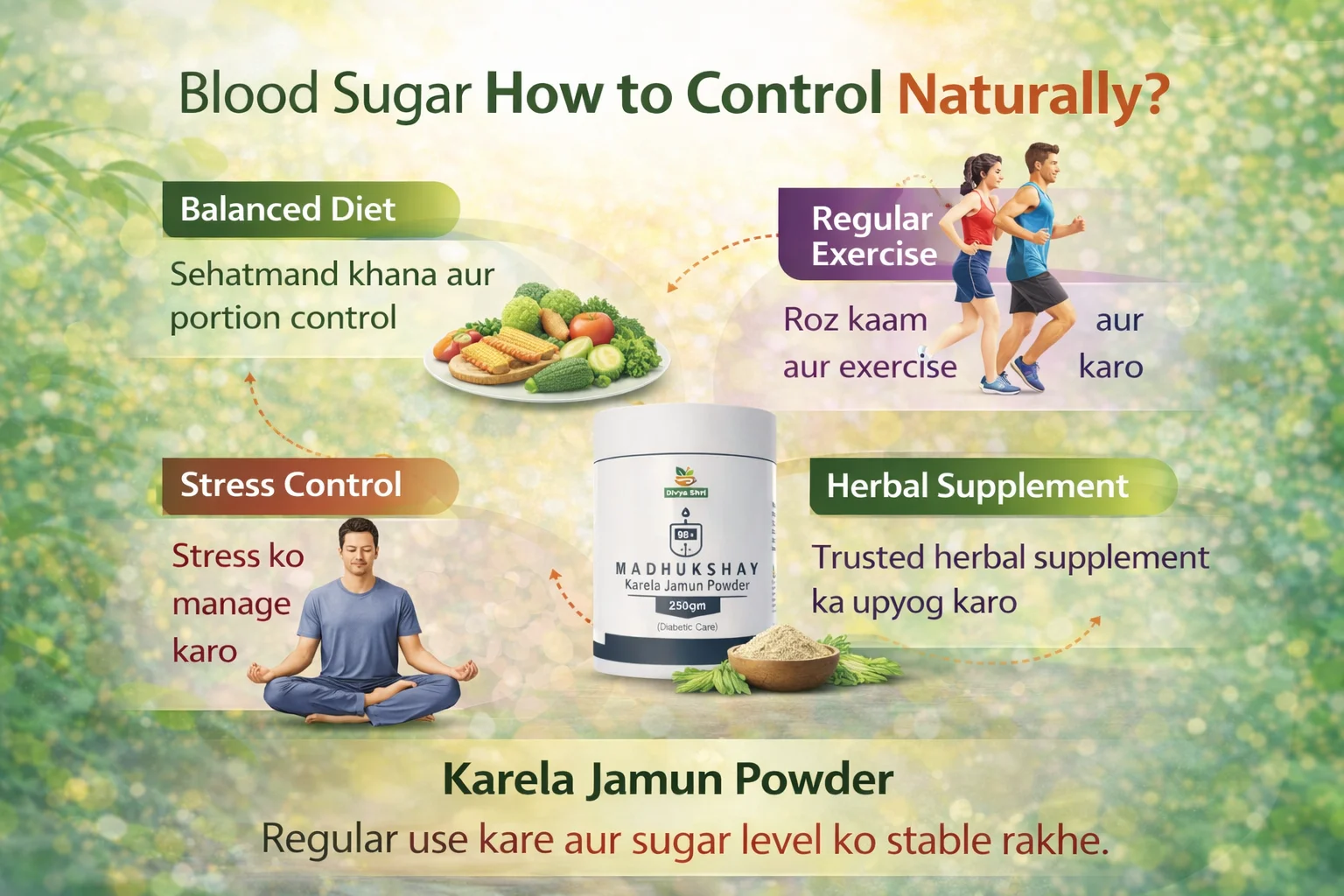 How to control blood sugar naturally 