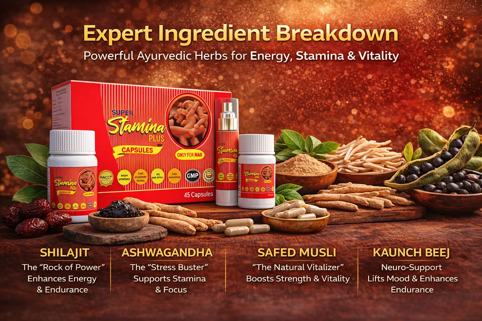 Stamina ingredients