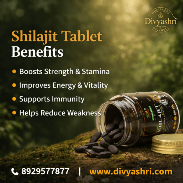 Shilajit Tablet Khane Ke Fayde | Divyashri Shilajit Tablet