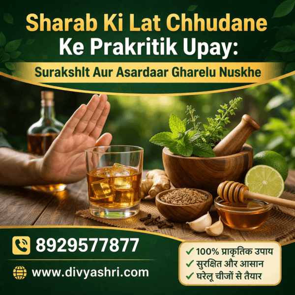 शराब की लत छुड़ाने के प्राकृतिक उपाय: सुरक्षित और असरदार घरेलू नुस्खे