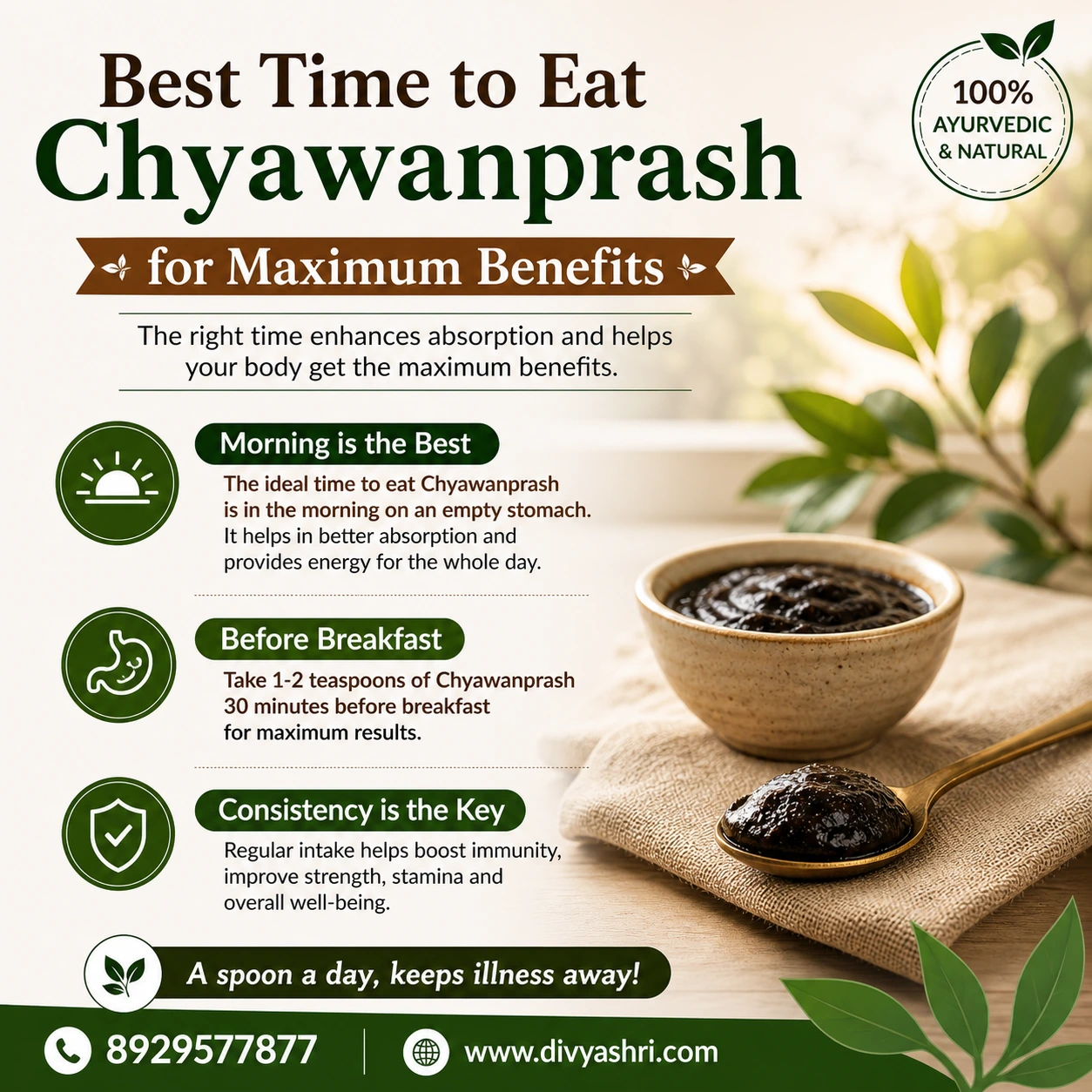 Best Time to Eat Chyawanprash