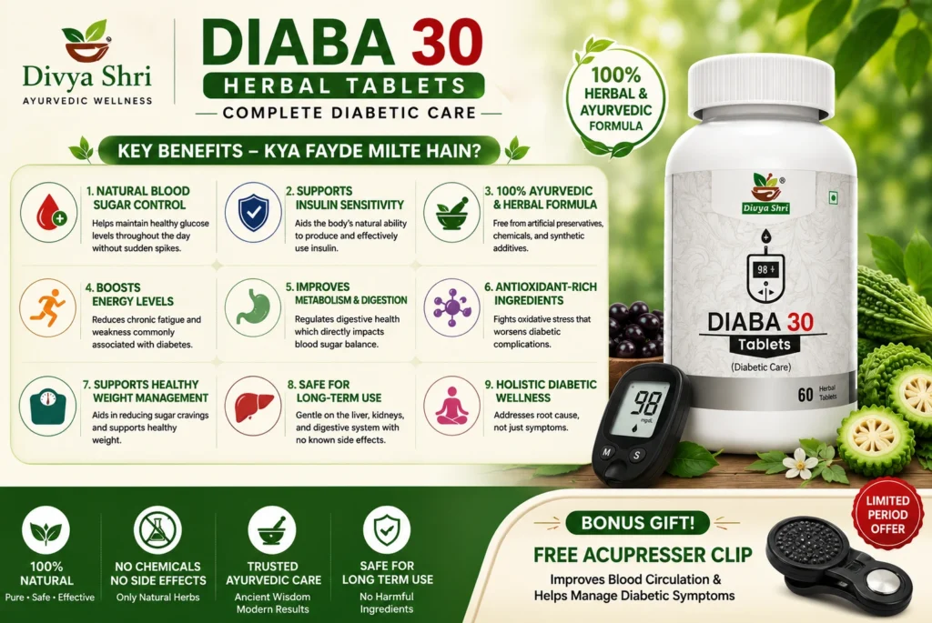 Diaba 30 key benefits