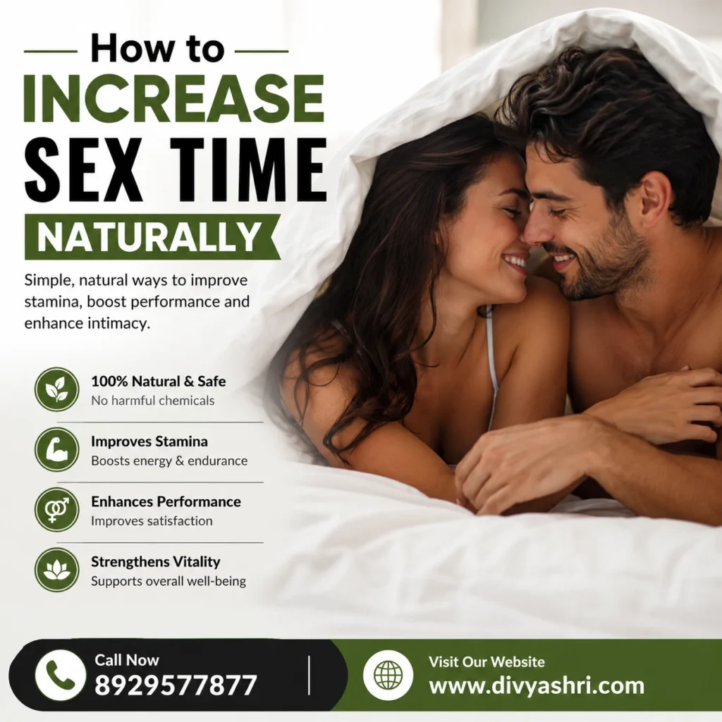 How to Increase Sex Time Naturally
