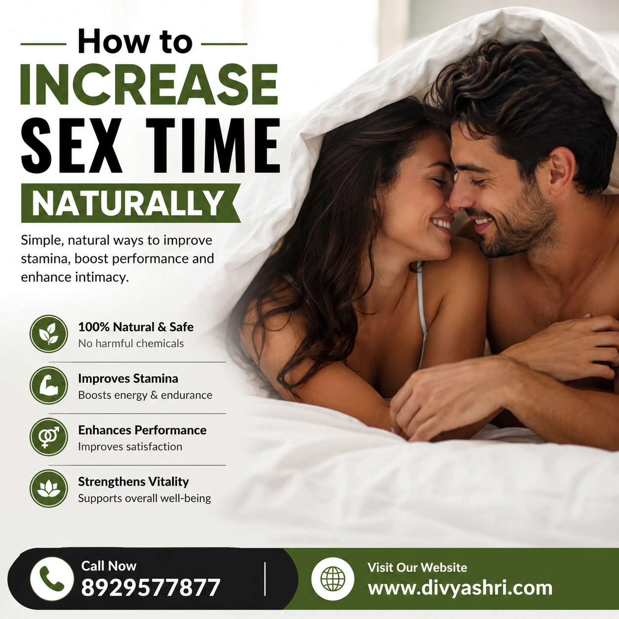 How to Increase Sex Time Naturally